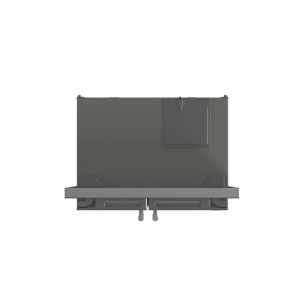 Forno Salerno 37-Inch Built-In Stainless Steel Refrigerator, 15.6 cu.ft, Modern Decorative Grill, ENERGY STAR Certified FORNO