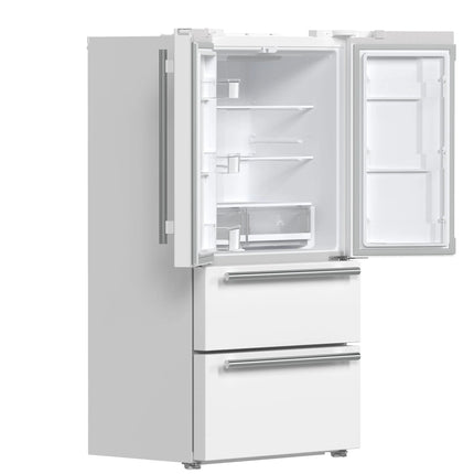 Forno Moena Espresso 36-Inch White French Door Refrigerator, 19.2 Cu. Ft., Frost-Free, Automatic Ice Maker, ENERGY STAR Certified FORNO