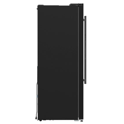 Forno Salerno Espresso 36-Inch Black Side-by-Side Refrigerator, 20 Cu. Ft., Frost-Free, Ice & Water Dispenser, ENERGY STAR Certified FORNO