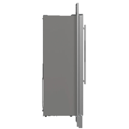 Forno Salerno 40-Inch Built-In Stainless Steel Refrigerator, 20 cu.ft, Decorative Grill, ENERGY STAR Certified FORNO