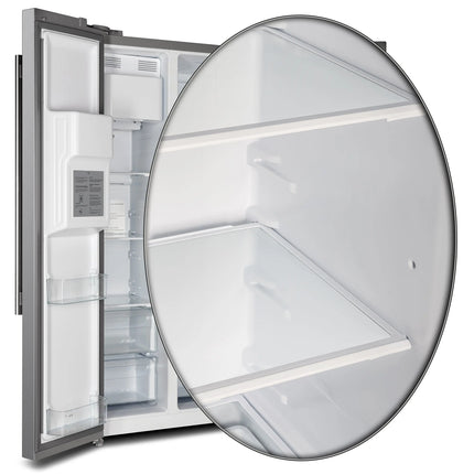 Forno Salerno 40-Inch Built-In Stainless Steel Refrigerator, 20 cu.ft, Decorative Grill, ENERGY STAR Certified FORNO