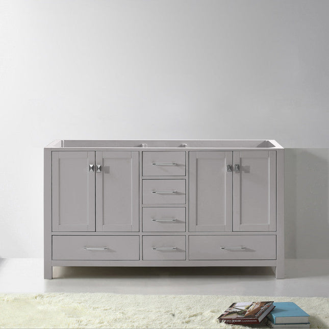 VHG GD-50060-CAB-GR Caroline Avenue 60" Double Cabinet in Gray