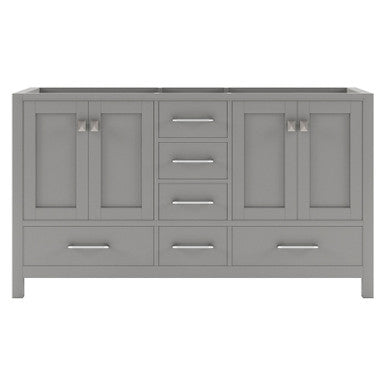 VHG GD-50060-CAB-GR Caroline Avenue 60" Double Cabinet in Gray VHG