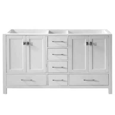 VHG GD-50060-CAB-WH Caroline Avenue 60" Double Cabinet in White VHG