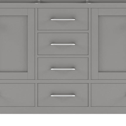 VHG GD-50072-CAB-GR Caroline Avenue 72" Double Cabinet in Gray