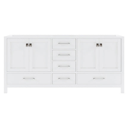 VHG GD-50072-CAB-WH Caroline Avenue 72" Double Cabinet in White