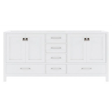 VHG GD-50072-CAB-WH Caroline Avenue 72" Double Cabinet in White VHG