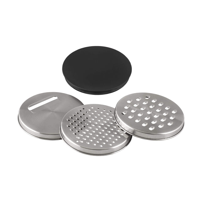 Ruvati 5 quart mixing bowl and colander set with grater attachments (6 piece set) - RVA1255 Ruvati