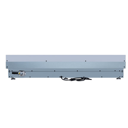 Valente 48" Gas Cooktop in White, 8 Sealed burners, 94,000 BUT Output, 2 Antique Brass Dual-Ring Burners, Continuous Cast Iron Grates FORNO