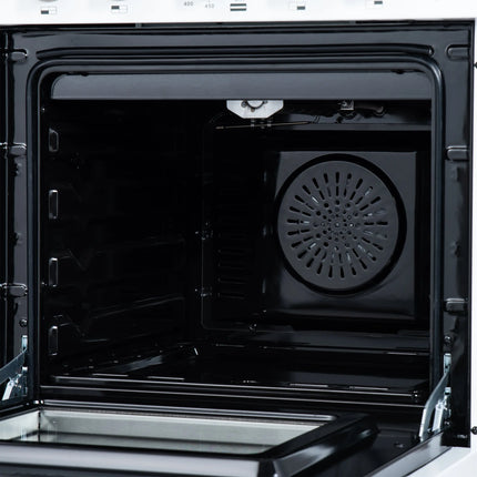 Forno Breno 24 Inch Freestanding Gas Range in White with Antique Brass, Compact Design FORNO