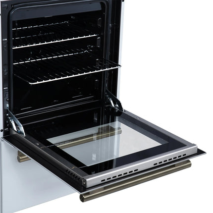 Forno Lamazze 20 Inch Freestanding Gas Range in White, Compact Design FORNO