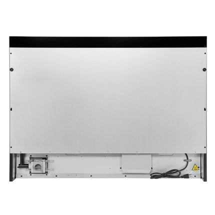 Forno Antico 48-Inch Freestanding Gas Range, Black, Antique Brass Design, 8 Burners, Griddle, Double Ovens, Energy Efficient FORNO