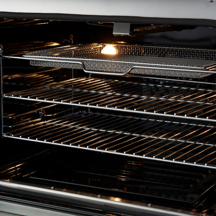 FORNO Giovanni 30-inch Gas Range Stainless Steel, 5 Burners 67,000 BTU, 4.32 cu.ft. Convection Oven FORNO