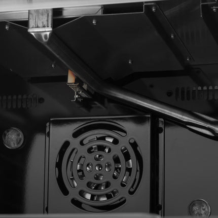 Forno Galiano 48" Freestanding French Door Gas Range in Black FORNO