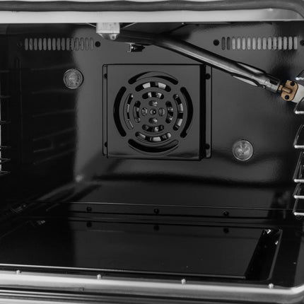 Forno Galiano 48" Freestanding French Door Gas Range in Black FORNO