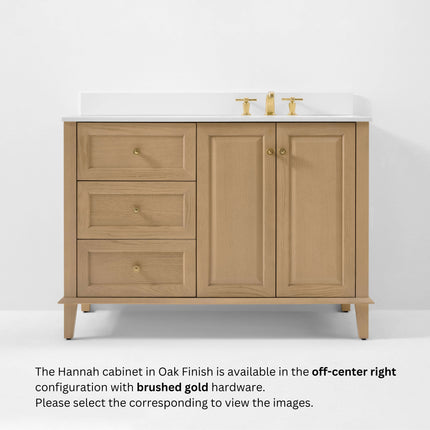 Hannah 48"  Bath Vanity Set Ancerre Designs