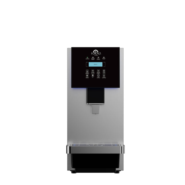 Fresco 10 Inch Countertop Ice Maker & Dispenser, 66 lbs Chewable nugget Ice daily, Self-Clean, Touch Controls, Stainless Steel FORNO