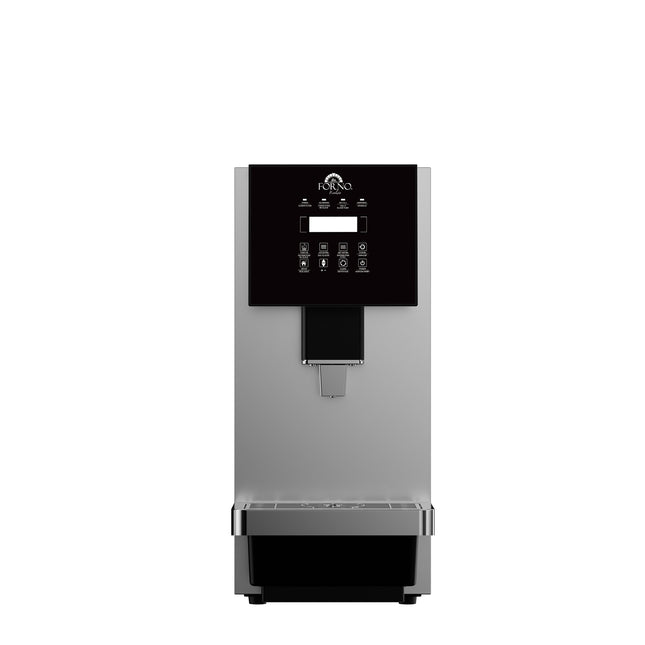 Fresco 10 Inch Countertop Ice Maker & Dispenser, 66 lbs Chewable nugget Ice daily, Self-Clean, Touch Controls, Stainless Steel FORNO