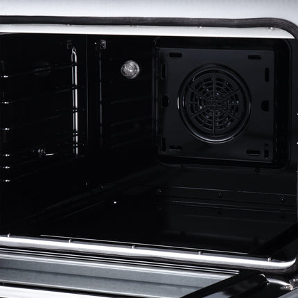 Torino 30 Inch Induction Range, 8,800W cooktop, 4.32 cf. True Convection Oven, Air Fry, Air Sous Vide, Smudge Resistant, White FORNO
