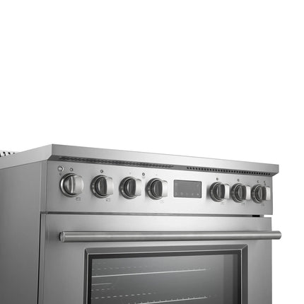 Forno Torino 36 Inch Induction Range with True Convection and Air Fry FORNO