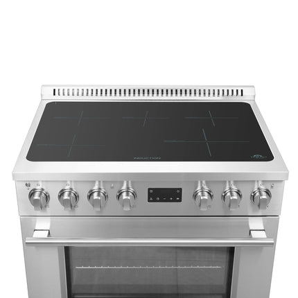 Forno Torino 36 Inch Induction Range with True Convection and Air Fry FORNO