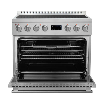 Forno Torino 36 Inch Induction Range with True Convection and Air Fry FORNO