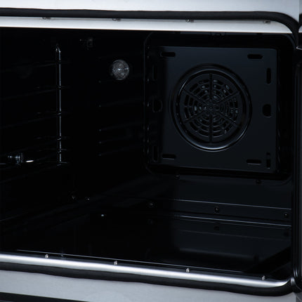 Torino French Door 30 Inch Induction Range with Air Fryer, Air Sous Vide & True Convection, Dual Broiler, Black FORNO