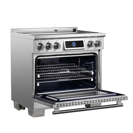 Forno Maximus 36 Inch Induction Range with Air Fryer FORNO