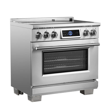 Forno Maximus 36 Inch Induction Range with Air Fryer FORNO