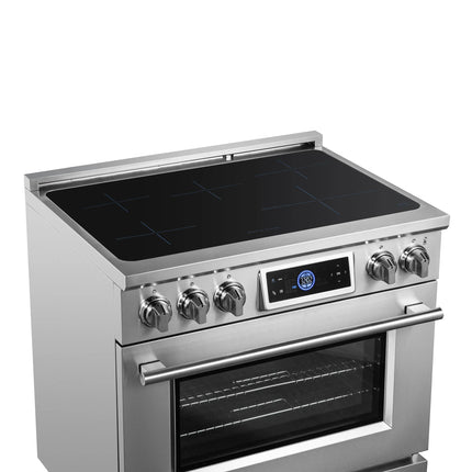 Forno Maximus 36 Inch Induction Range with Air Fryer FORNO