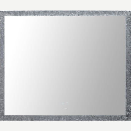 Frysta LED Frameless Rectangular Mirror Lighted Bathroom Vanity with Dimmer and Defogger Ancerre Designs