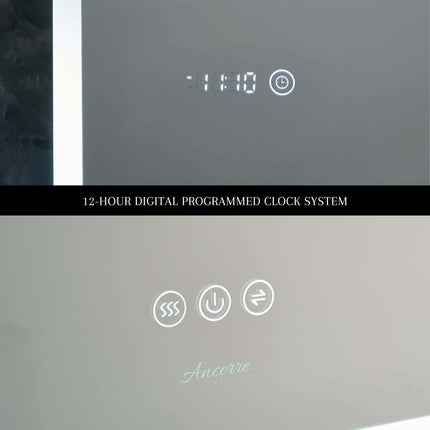 Pagani LED Mirror Cabinet with Defogger, Dimmer, Magnifier & USB outlet Ancerre Designs