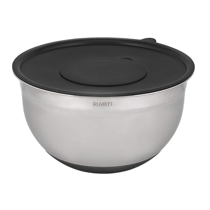 Ruvati 5 quart mixing bowl and colander set with grater attachments (6 piece set) - RVA1255 Ruvati