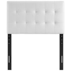 White / Upholstered Vinyl