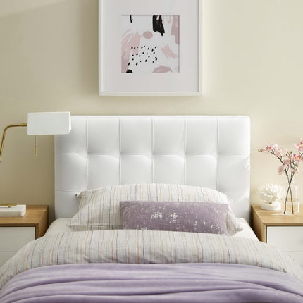 Modway MOD-5149 Lily Upholstered Vinyl Twin Headboard Modway