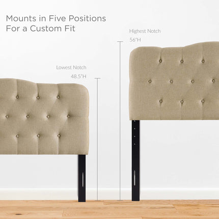 Modway MOD-5154 Annabel Upholstered Fabric Queen Headboard Modway