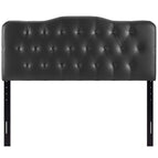 Black / Upholstered Vinyl