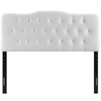 White / Upholstered Vinyl