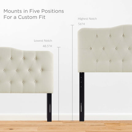 Modway MOD-5158 Annabel Upholstered Fabric King Headboard Modway