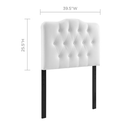 Modway MOD-5161 Annabel Upholstered Vinyl Twin Headboard Modway