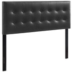 Black / Upholstered Vinyl