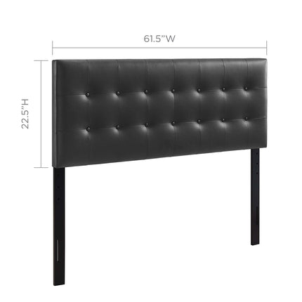 Modway MOD-5171 Emily Upholstered Vinyl Queen Headboard Modway