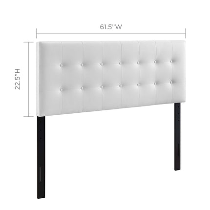 Modway MOD-5171 Emily Upholstered Vinyl Queen Headboard Modway