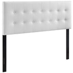 White / Upholstered Vinyl