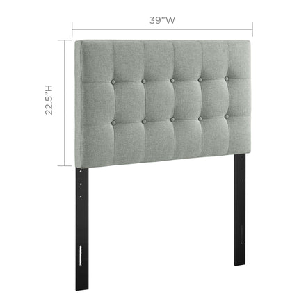 Modway MOD-5176 Emily Upholstered Fabric Twin Headboard Modway