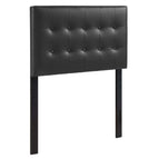 Black / Upholstered Vinyl