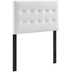White / Upholstered Vinyl