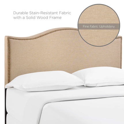Modway MOD-5206 Curl Nailhead Upholstered Queen Headboard Modway