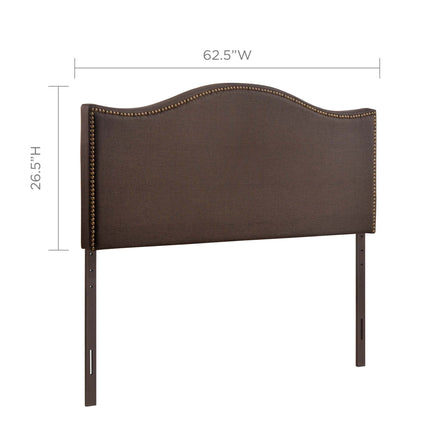 Modway MOD-5206 Curl Nailhead Upholstered Queen Headboard Modway