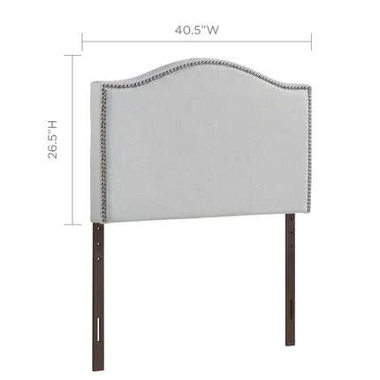 Modway MOD-5209 Curl Nailhead Upholstered Twin Headboard Modway
